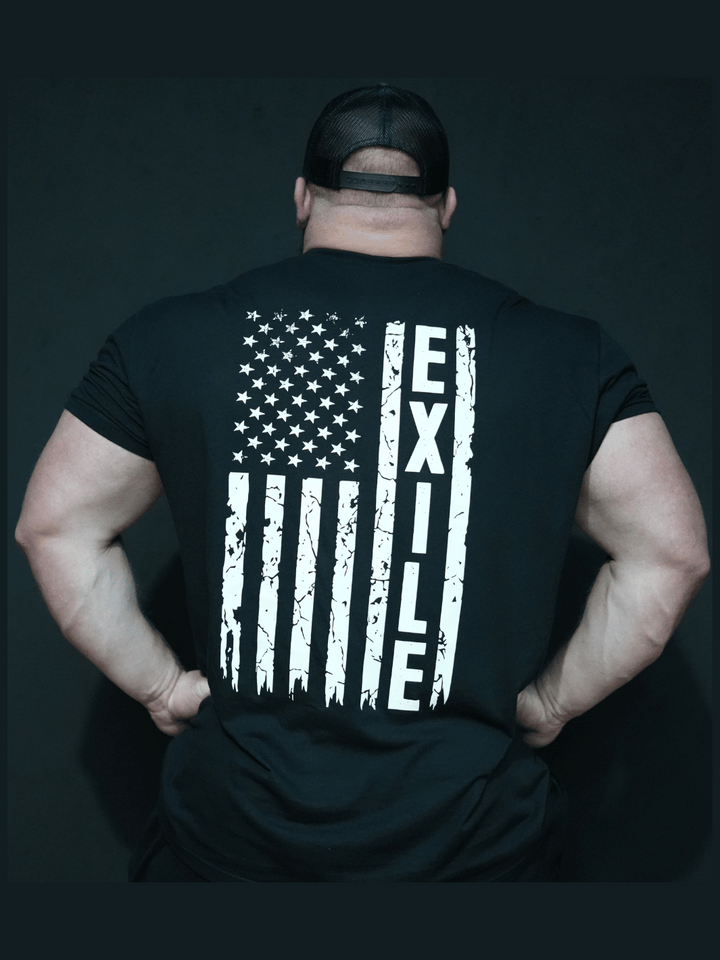 American Flag shirt - Black