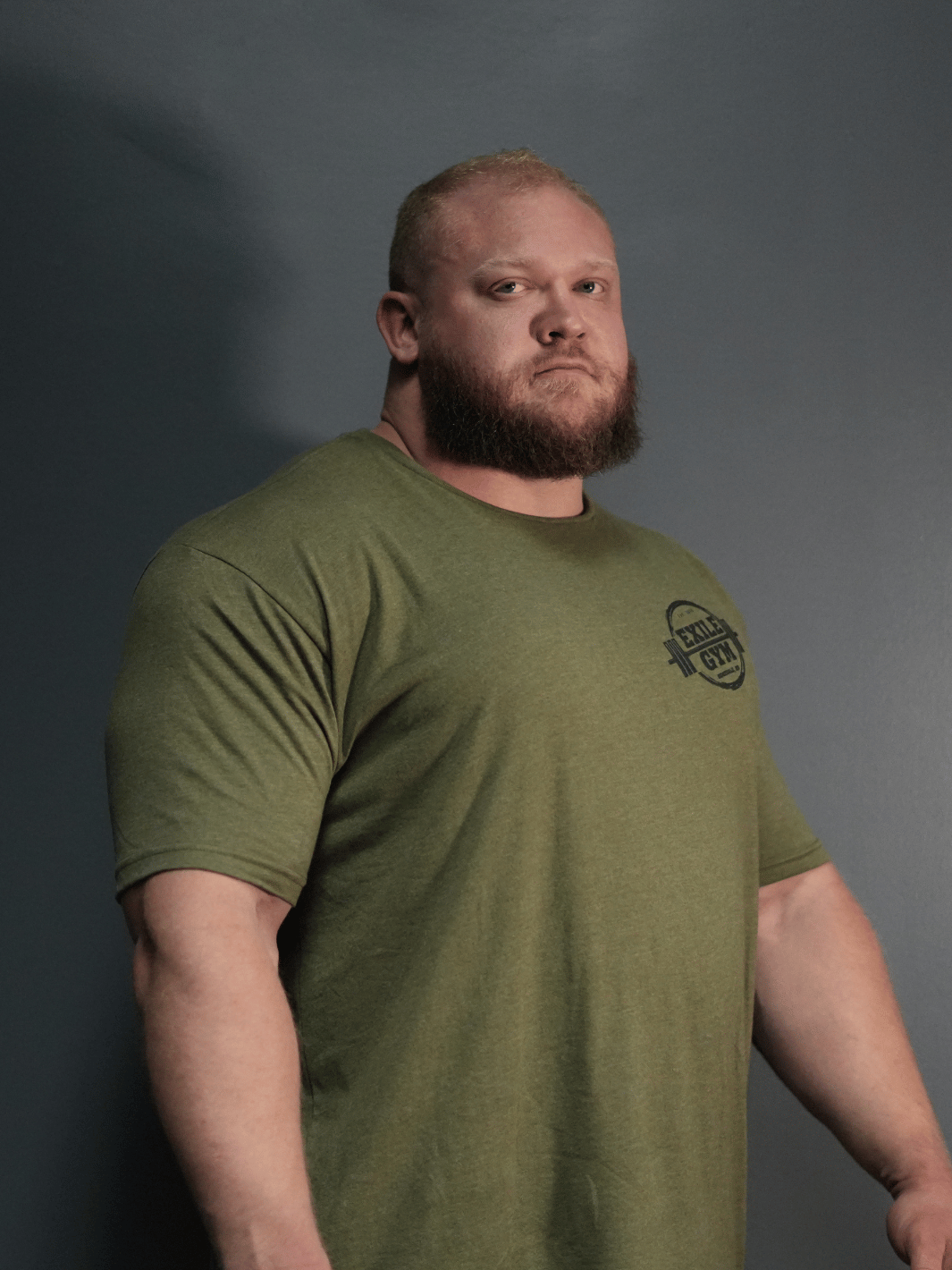 American Flag shirt - Military Green